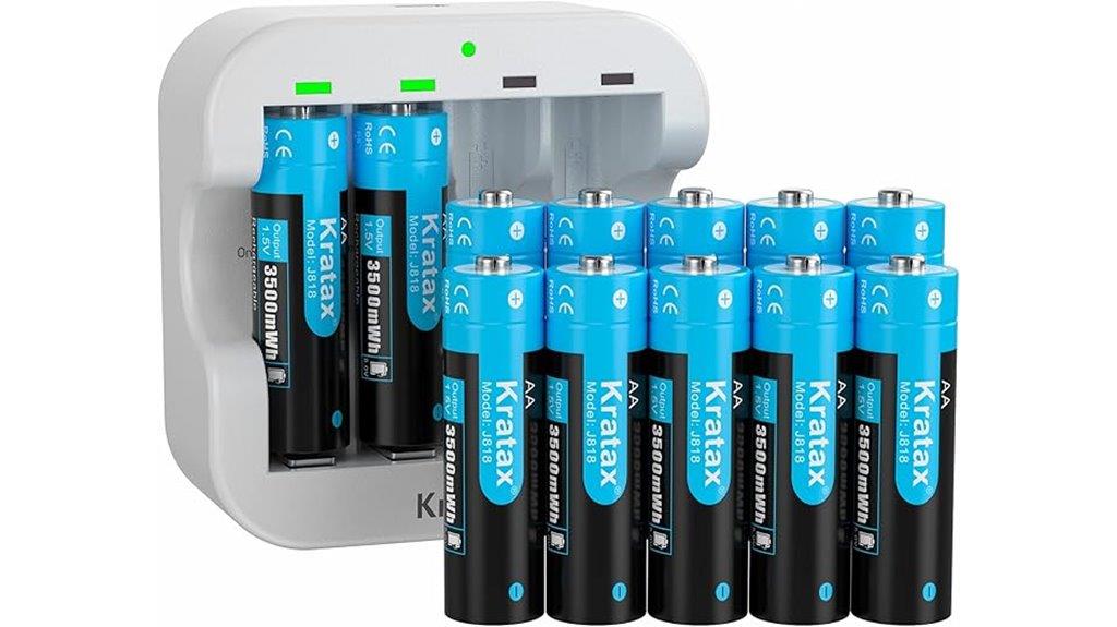 rechargeable aa lithium batteries