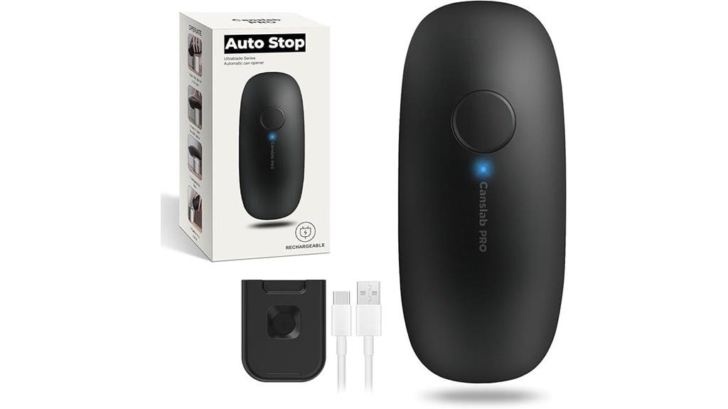 rechargeable electric can opener