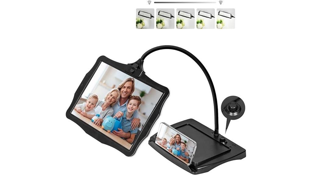 rechargeable lighted magnifier