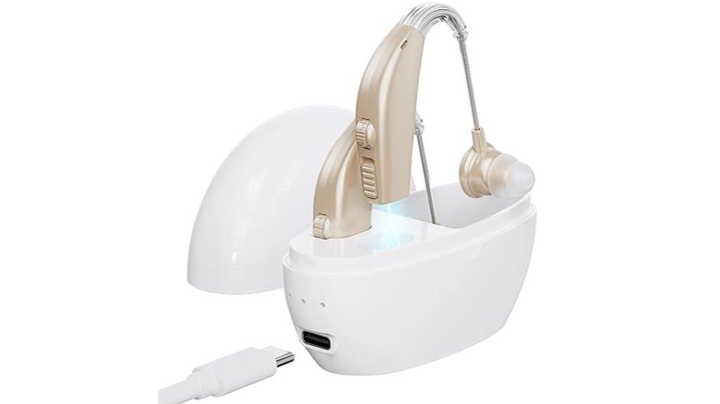 rechargeable noise cancelling hearing aids