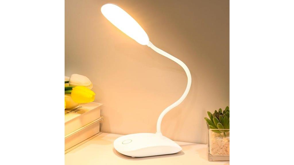 rechargeable touch lit desk lamp