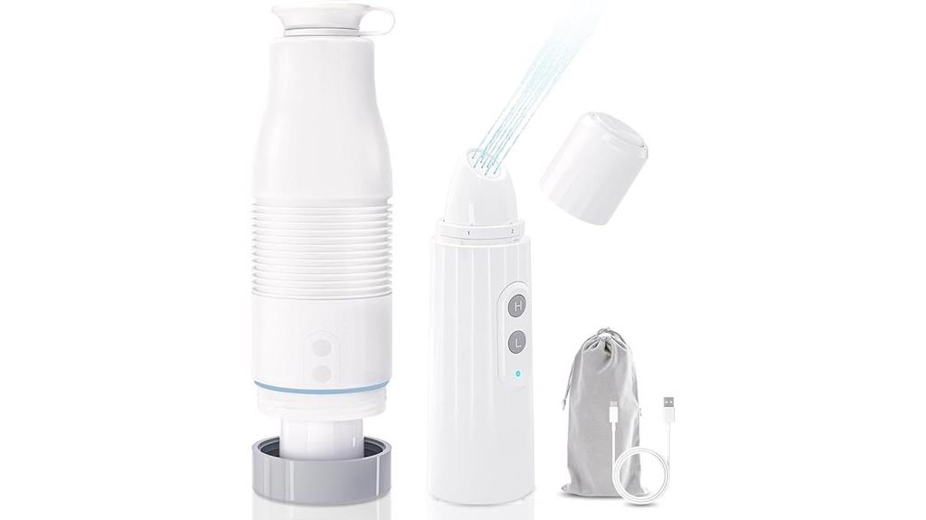 rechargeable travel bidet