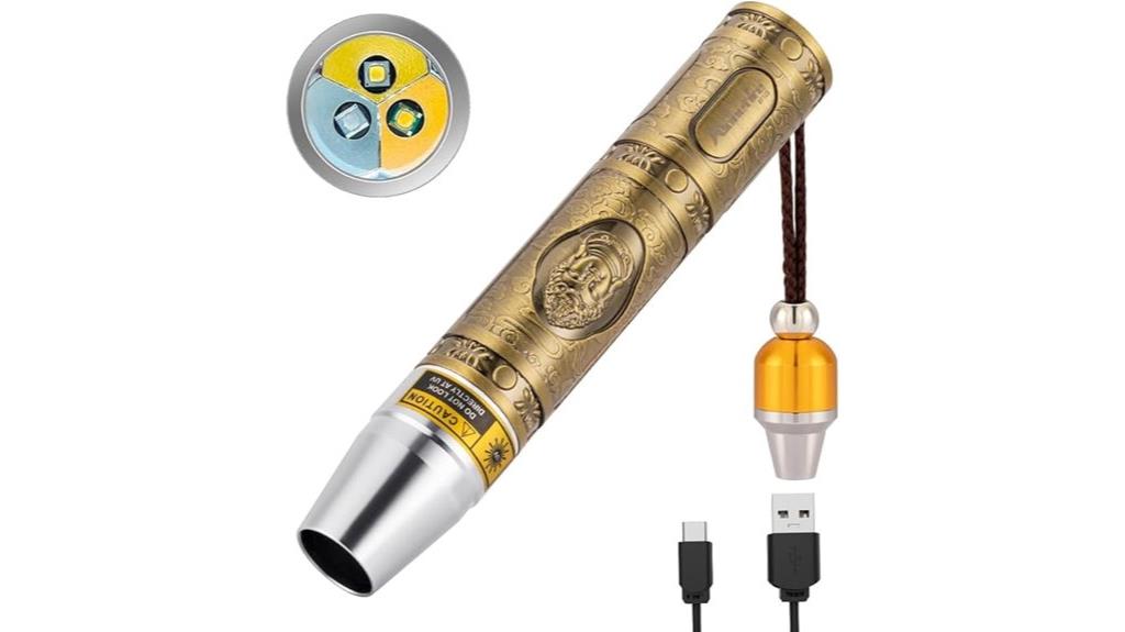 rechargeable uv flashlight