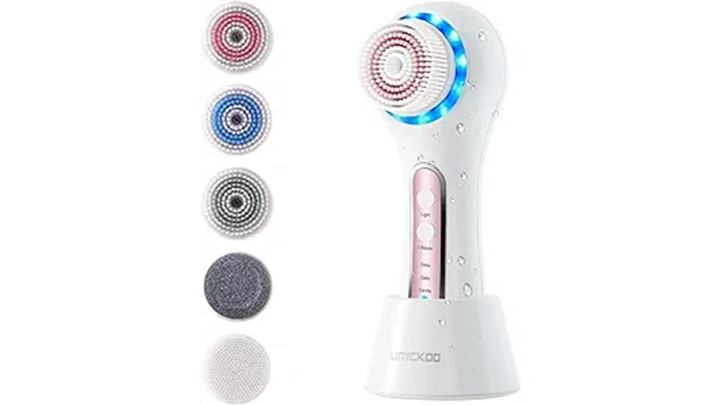 rechargeable waterproof facial cleansing