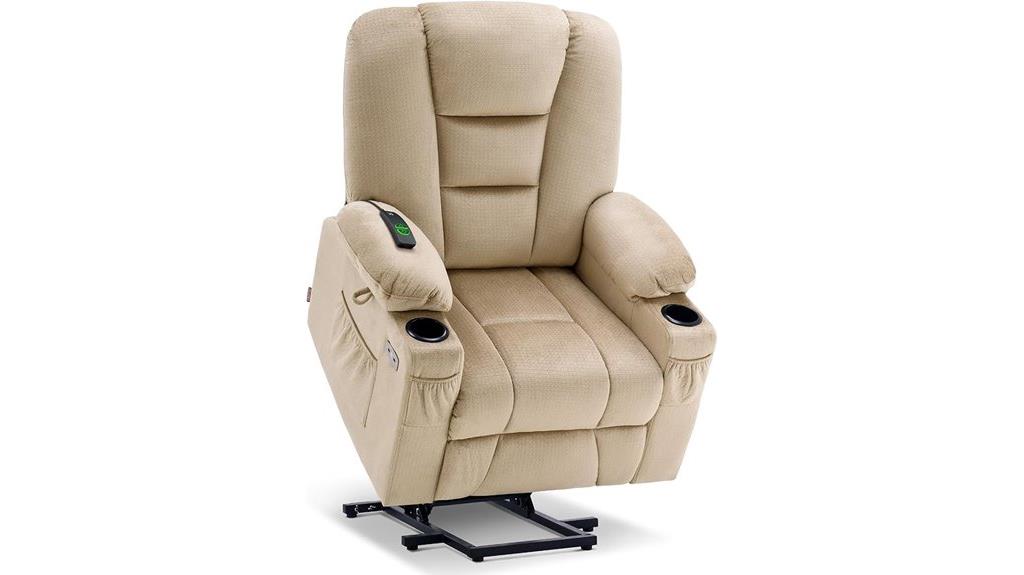 recliner with massage and heat