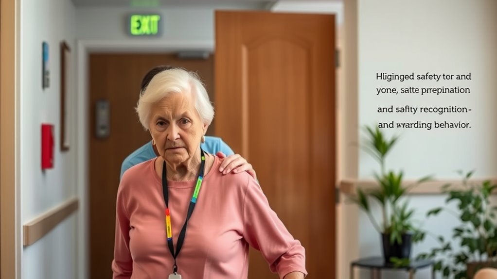 recognize early wandering signs
