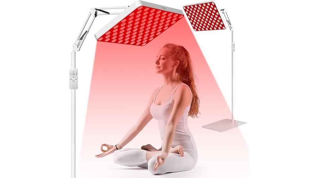 red light therapy lamp