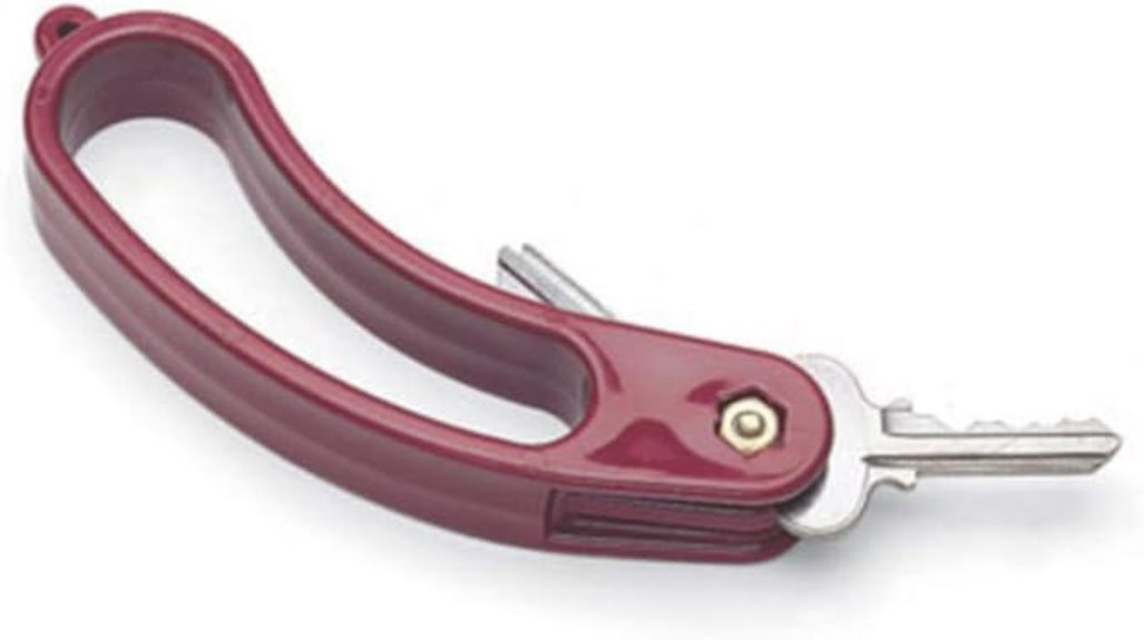 red oversized handle key holder