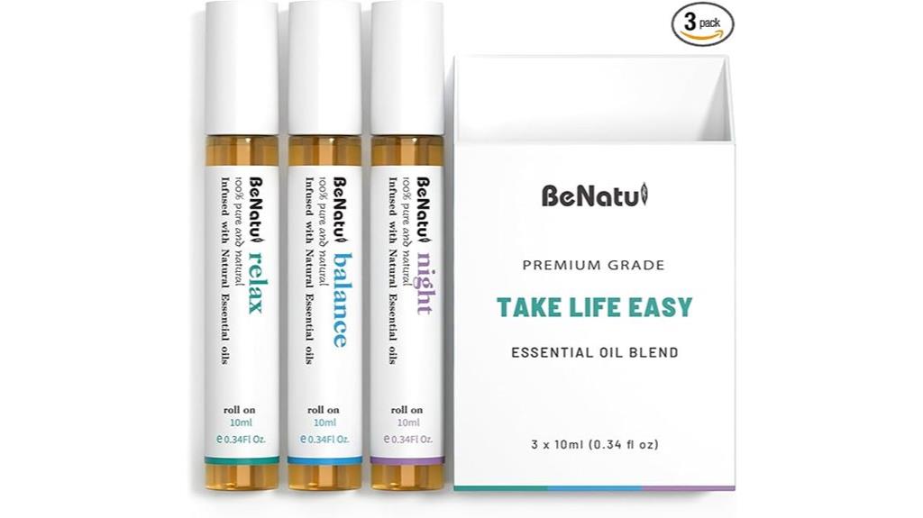 relaxing aromatherapy essential set