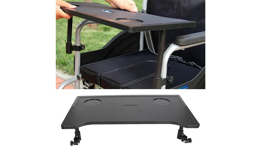 removable lap tray cup