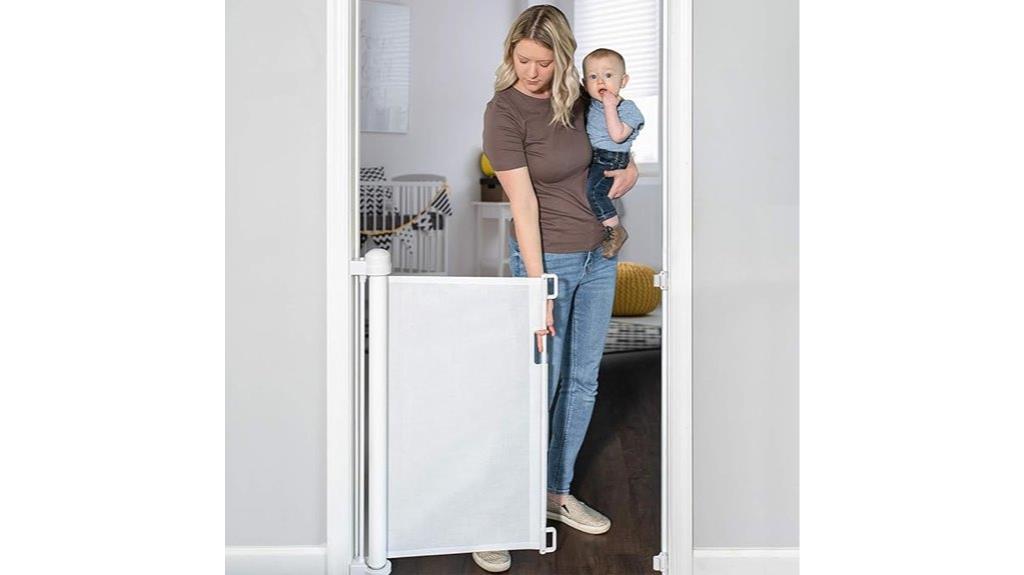 retractable baby gate safety
