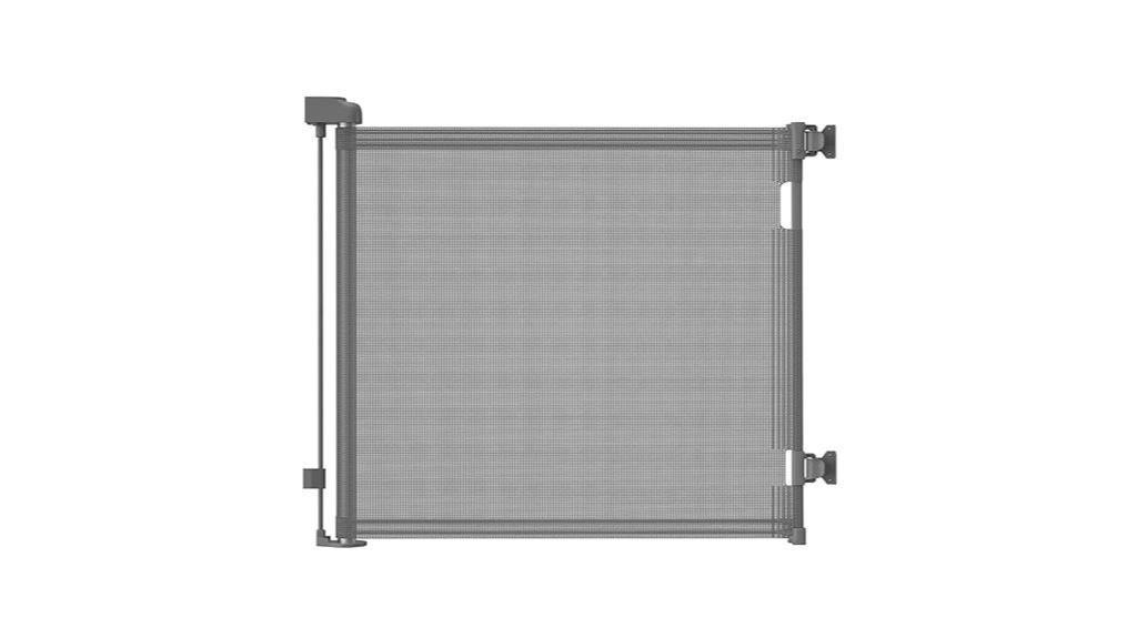 retractable mesh baby gate