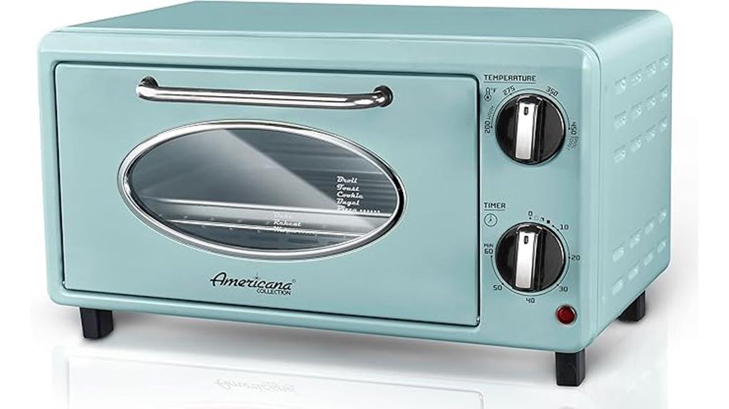 retro diner toaster oven
