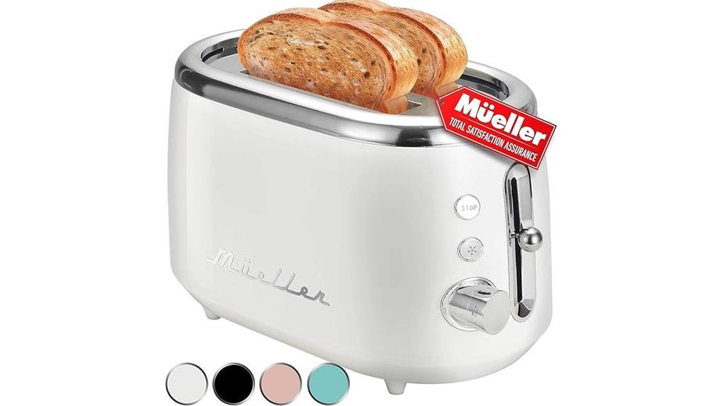 retro two slice toaster