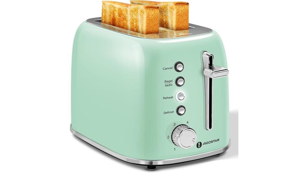 retro two slot toaster