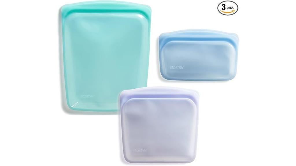 reusable silicone food bags