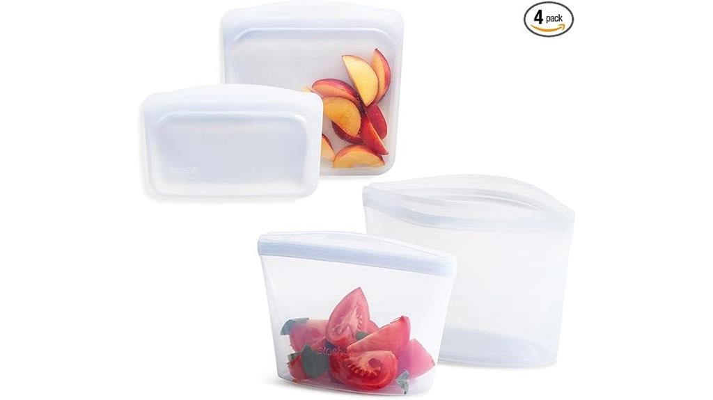 reusable silicone food bags