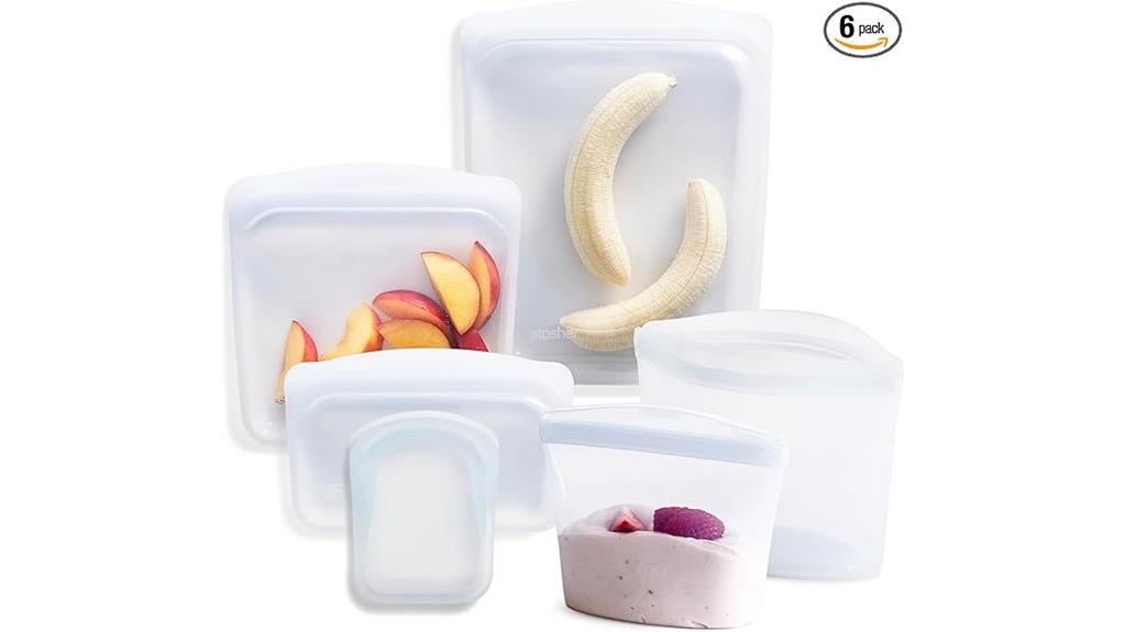 reusable silicone storage bags