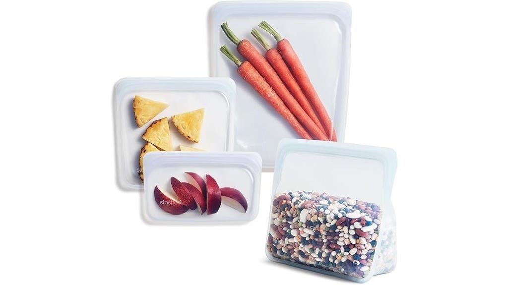 reusable silicone storage bags