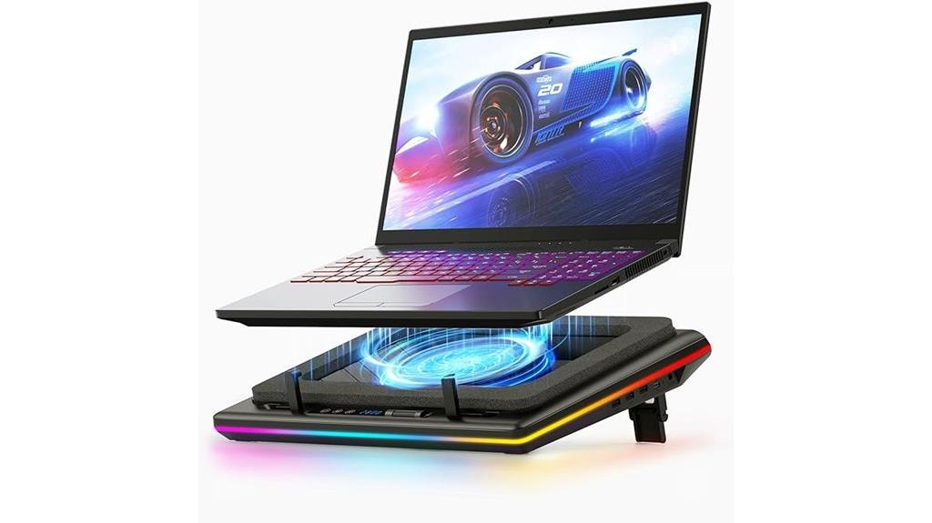 rgb laptop cooling pad