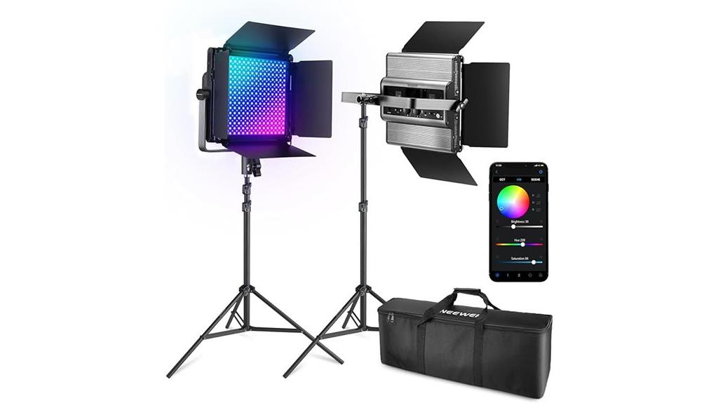 rgb led video lights