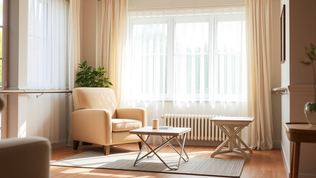 safe accessible furniture layout