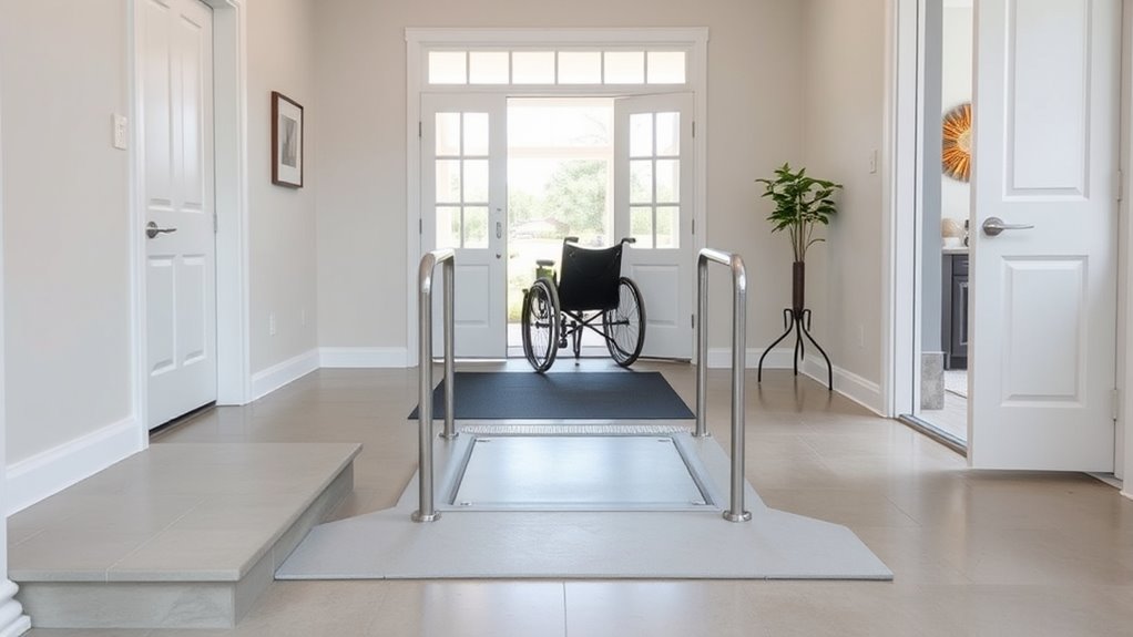 safe durable ramp installation