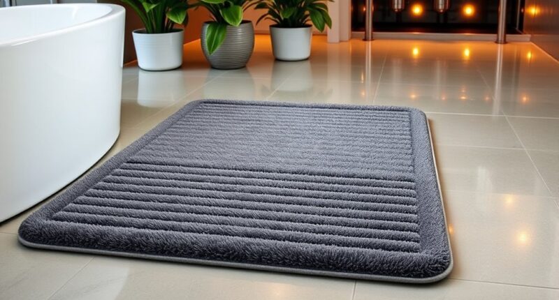 safe stylish bath mats