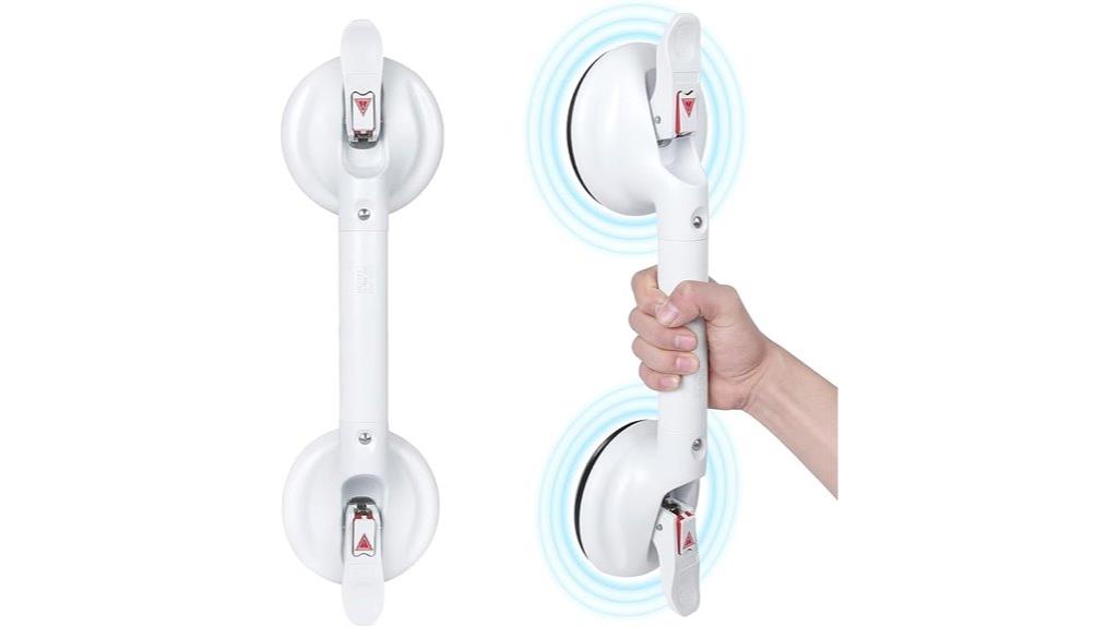 secure 17 inch shower grab bar