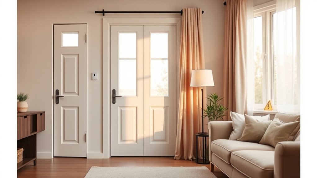 secure doors and windows