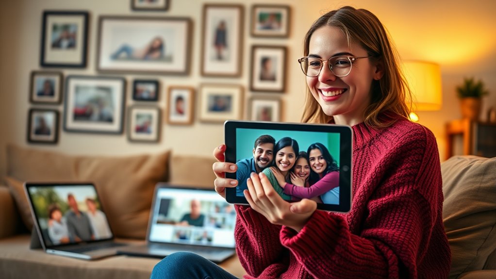 secure family media sharing