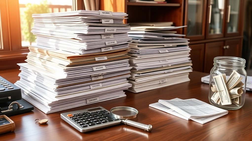 secure financial document organization