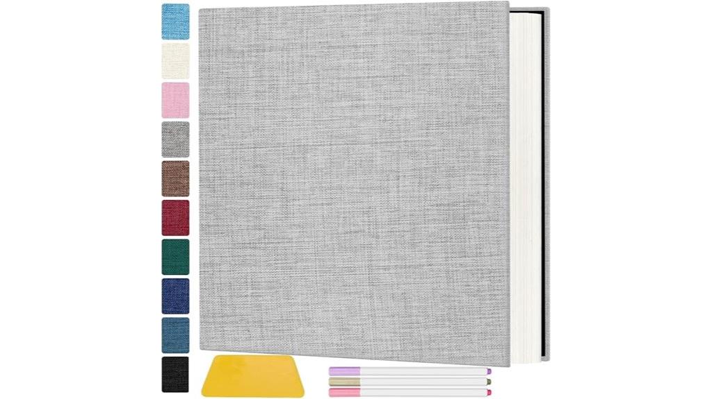 self adhesive magnetic scrapbook