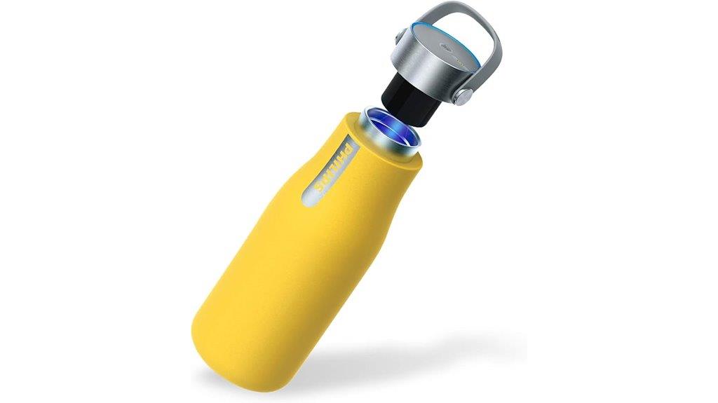 self cleaning smart water bottle