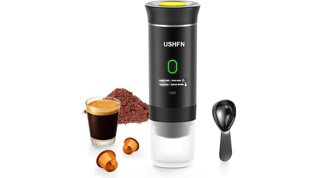 self heating portable espresso
