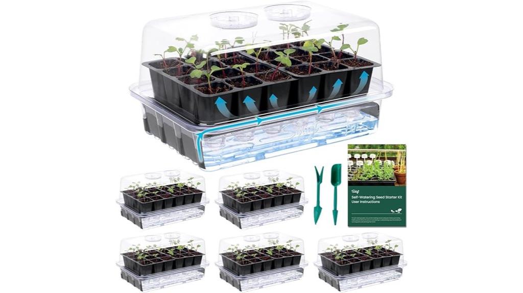 self watering seed trays