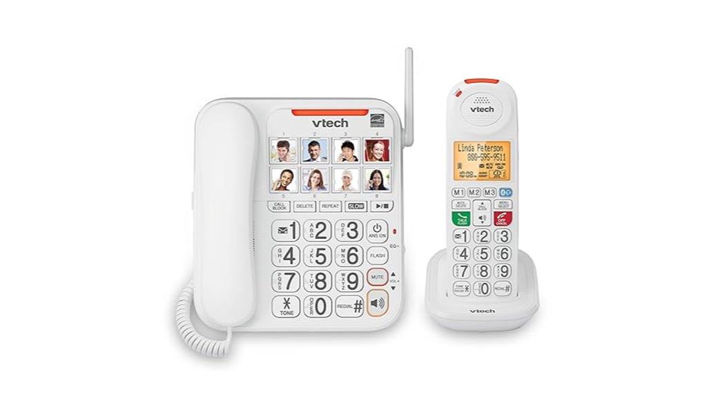 senior amplified phone with answering