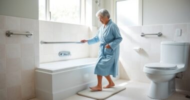 senior bathroom safety measures