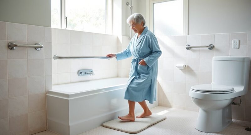 senior bathroom safety measures