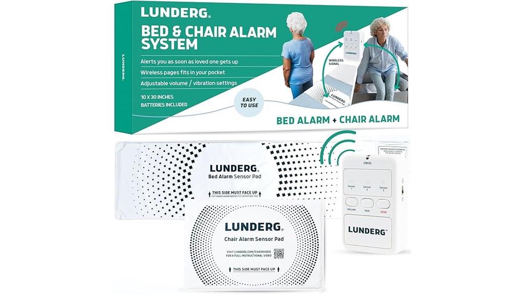 senior bed chair alarm set