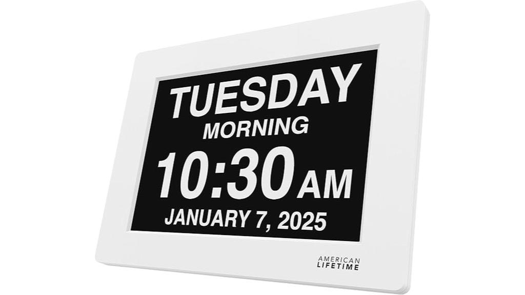 senior dementia reminder clock