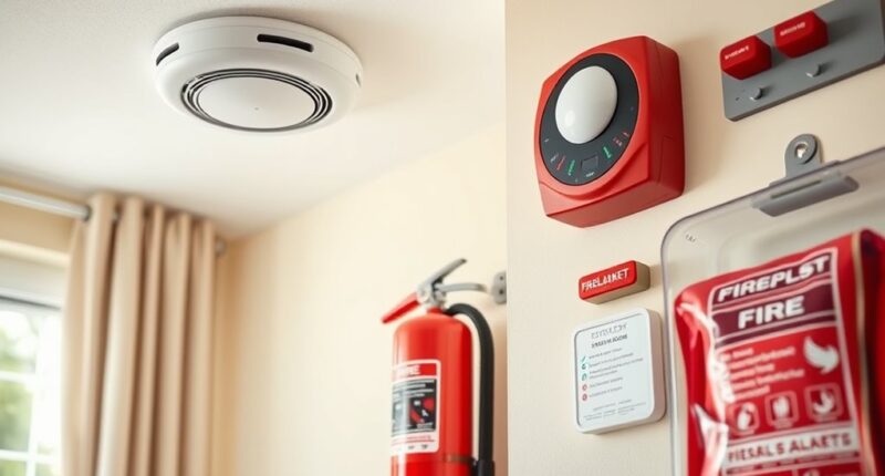 senior fire safety equipment