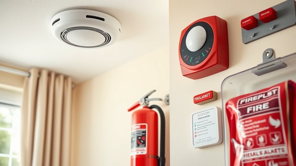senior fire safety equipment