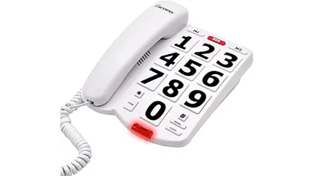 senior friendly big button phone