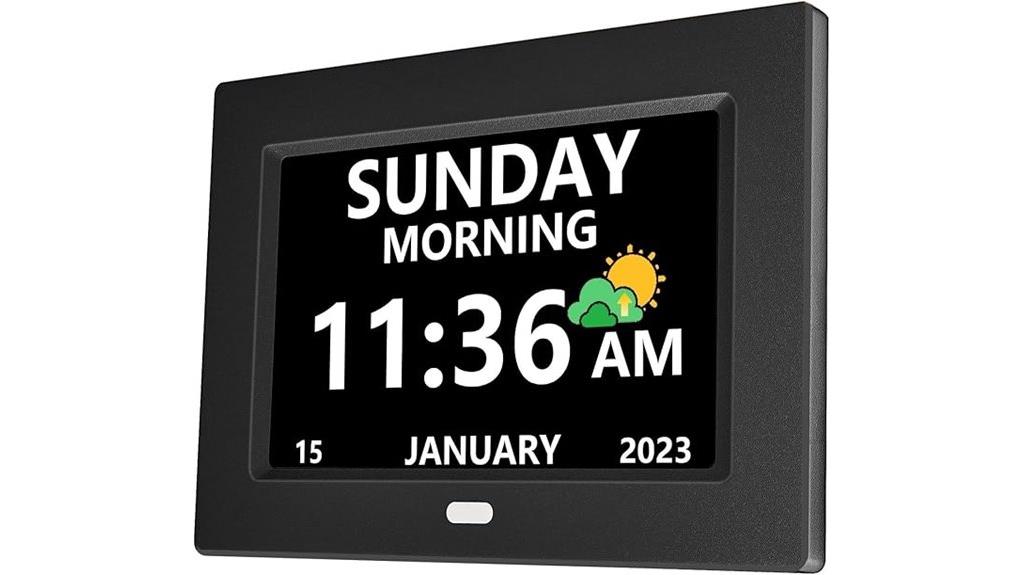 senior friendly digital clock