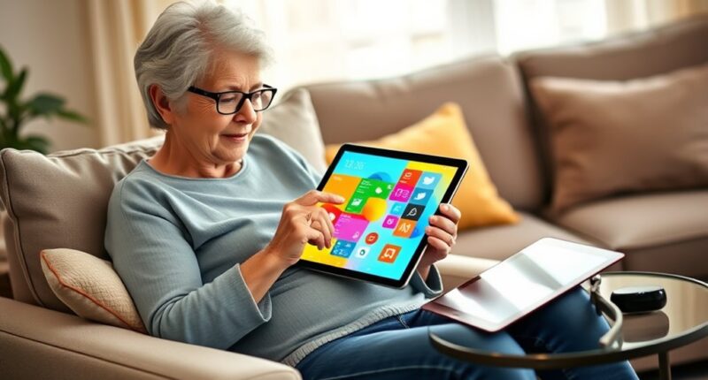 senior friendly easy to use tablets