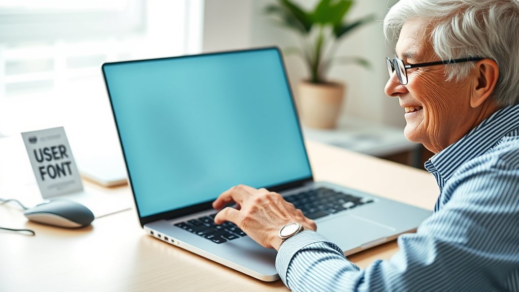 senior friendly laptop features
