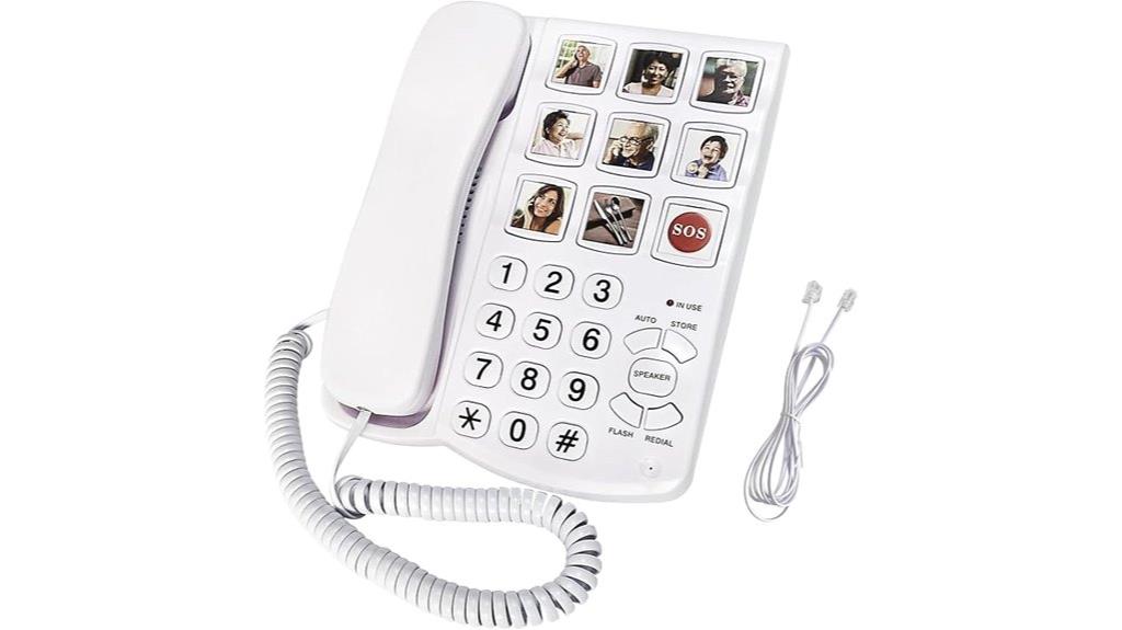 senior friendly large button phone