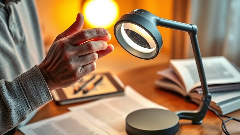 senior friendly magnifying lamps