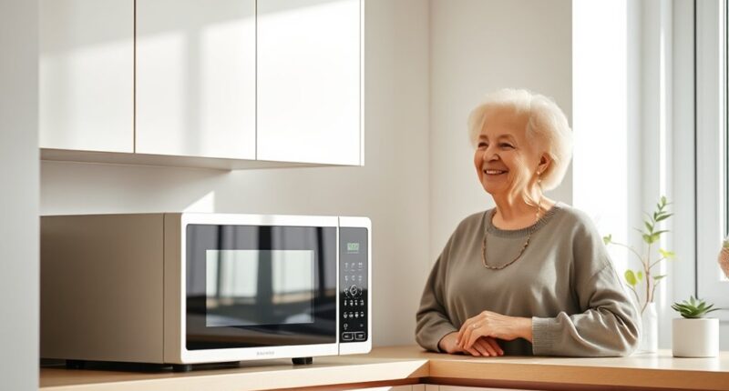 senior friendly microwave options